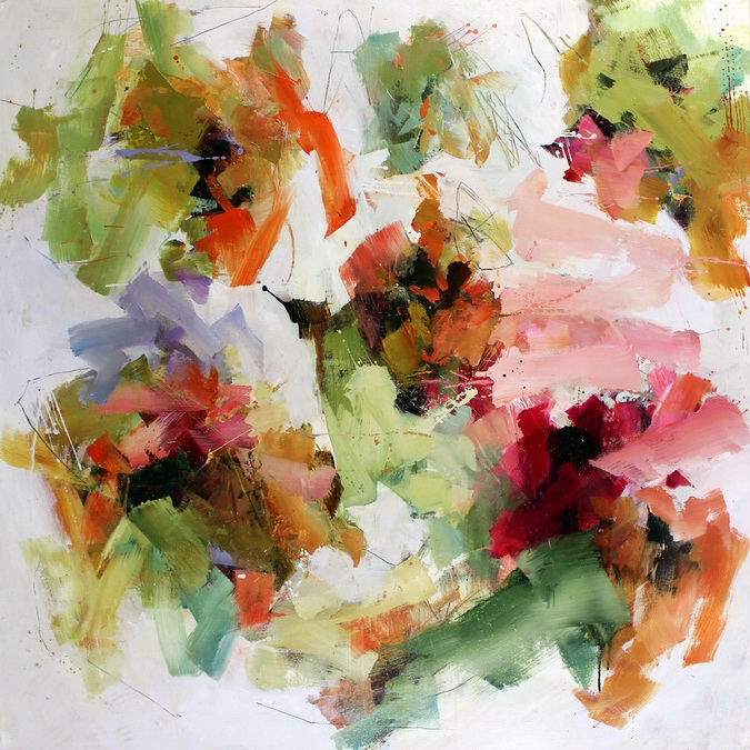 Unraveling Monotony -  abstract painting by Conn Ryder