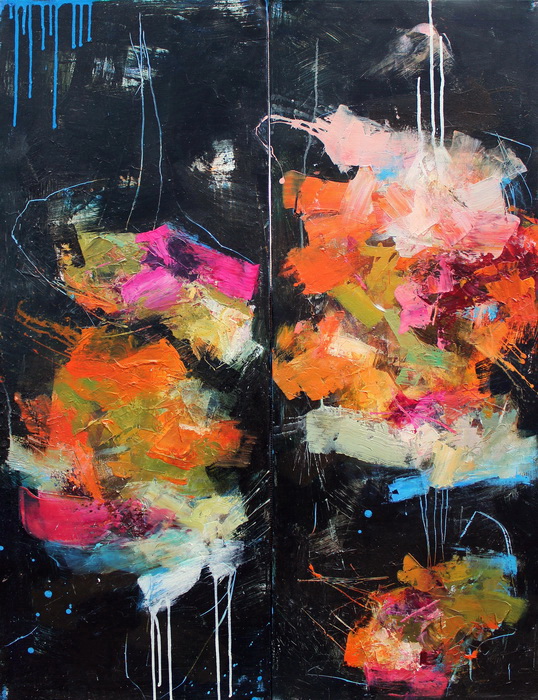 Maladjusted- abstract painting by Conn Ryder