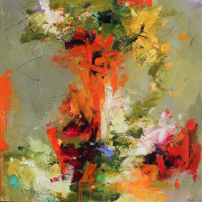 Malapert - abstract painting by Conn Ryder