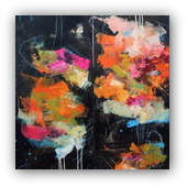 Maladjusted- abstract painting by Conn Ryder